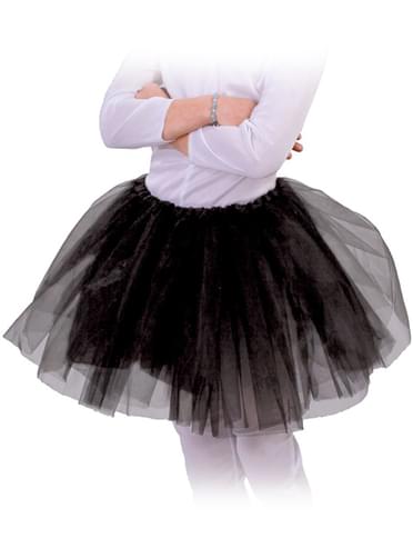 Tutu infantil preto