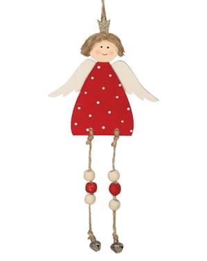 Julängel röd till granen