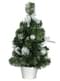 Mini albero natalizio argentato