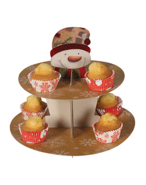Karácsonyi Cupcake állvány