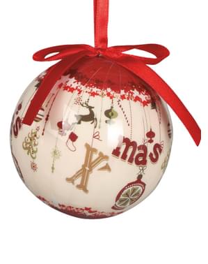 Sett med 6 X-Mas Kuler med Trykk