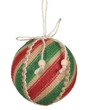 Julgranskula röd och grön