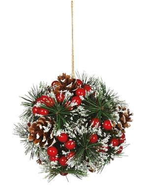 Weihnachtlicher Mistelzweig zum Aufhängen