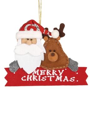 Glædelig Jul trædekoration