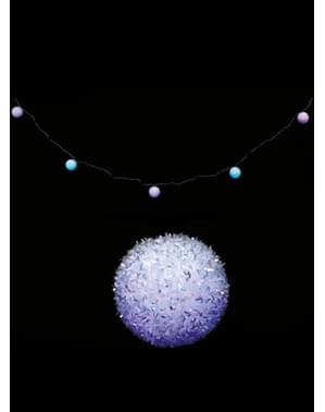 Blue Bauble Light Garland