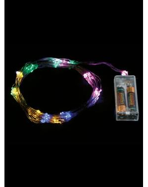 Weihnachts-Lichterkette mit bunten Lichtern