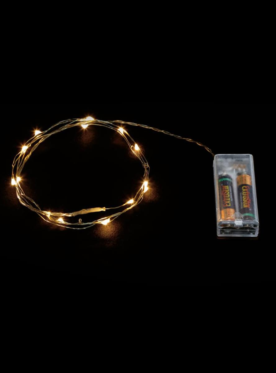 Hilo luminoso blanco cálido 20 LED