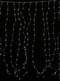 Christmas Curtain Micro Lights - White 