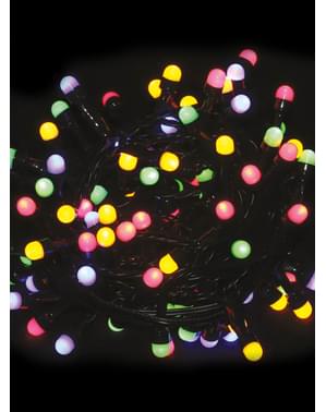 Instalație de Crăciun cu lumini multicolore