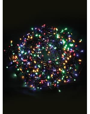 Grinalda natalícia multifunção de luzes coloridas