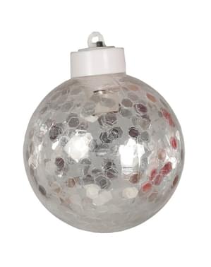 Clear Light Up Bauble