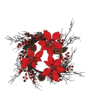 Poinsettia Wreath