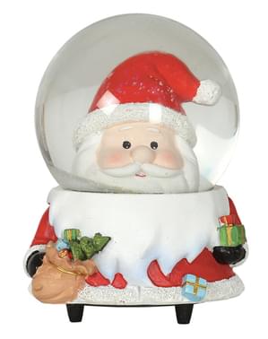 Santa Claus Musical Glass Globe