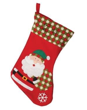 Stocking Natal Santa Claus 45 cm