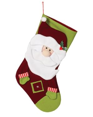 Stocking Natal Santa Claus 55 cm
