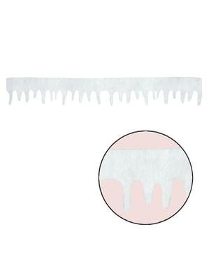 Snowy Icicle Decorative Banner