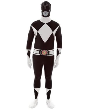 שחור פאוור ריינג'רס למבוגרים תלבושות Morphsuit