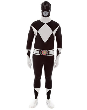 Zwart Power Ranger kostuum Morphsuit