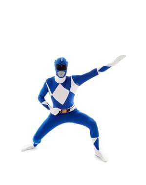 Mavi Power Ranger Yetişkin Kostüm Morphsuit