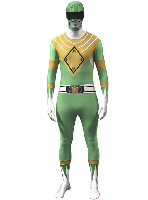 Power Ranger groen Morphsuit Kostuum