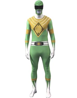 Maskeraddräkt Grön Power Ranger Morphsuit
