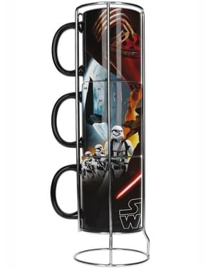 Set 3 mini-tasses empilables Premier Ordre - Star Wars:  Épisode VII