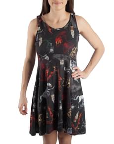 Harry Potter printed dress for women