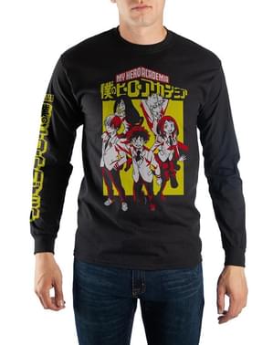 T-Shirt Black My Hero Academia для чоловіків