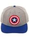 Keps Captain America grå för vuxen