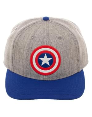 Pelēks Captain America vāciņš pieaugušajiem