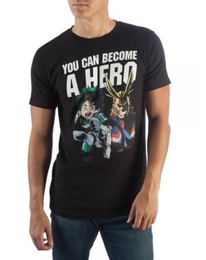 T-shirt de My Hero Academia para homem