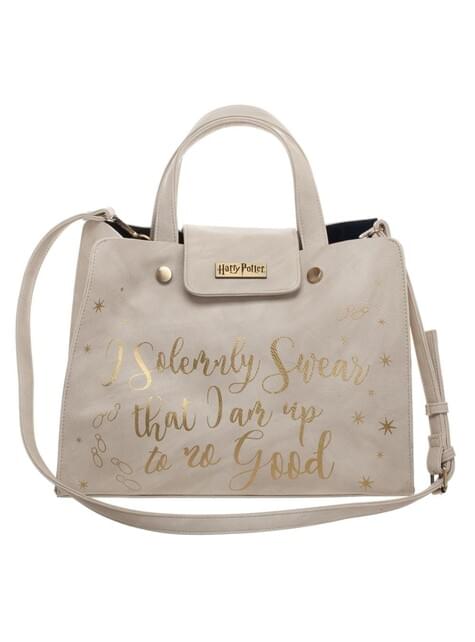Harry Potter Solemnly Swear taske til kvinder i hvid