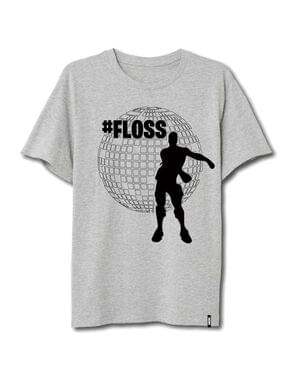 Pilkasis „Floss“ marškinėliai suaugusiems - „Fortnite“