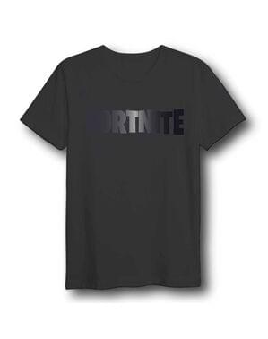 Fortnite Logo T-Shirt schwarz Unisex für Erwachsene