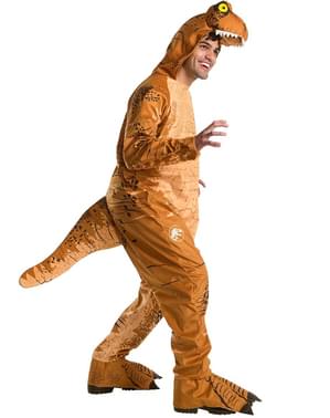 Disfarce de dinossauro Tiranossauro Rex para adulto - Jurassic World