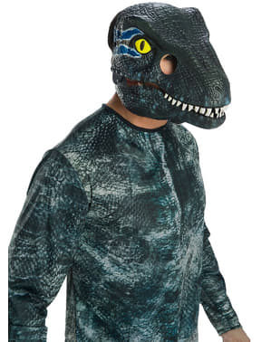 Синя маска Velociraptor для дорослих - Юрський світ