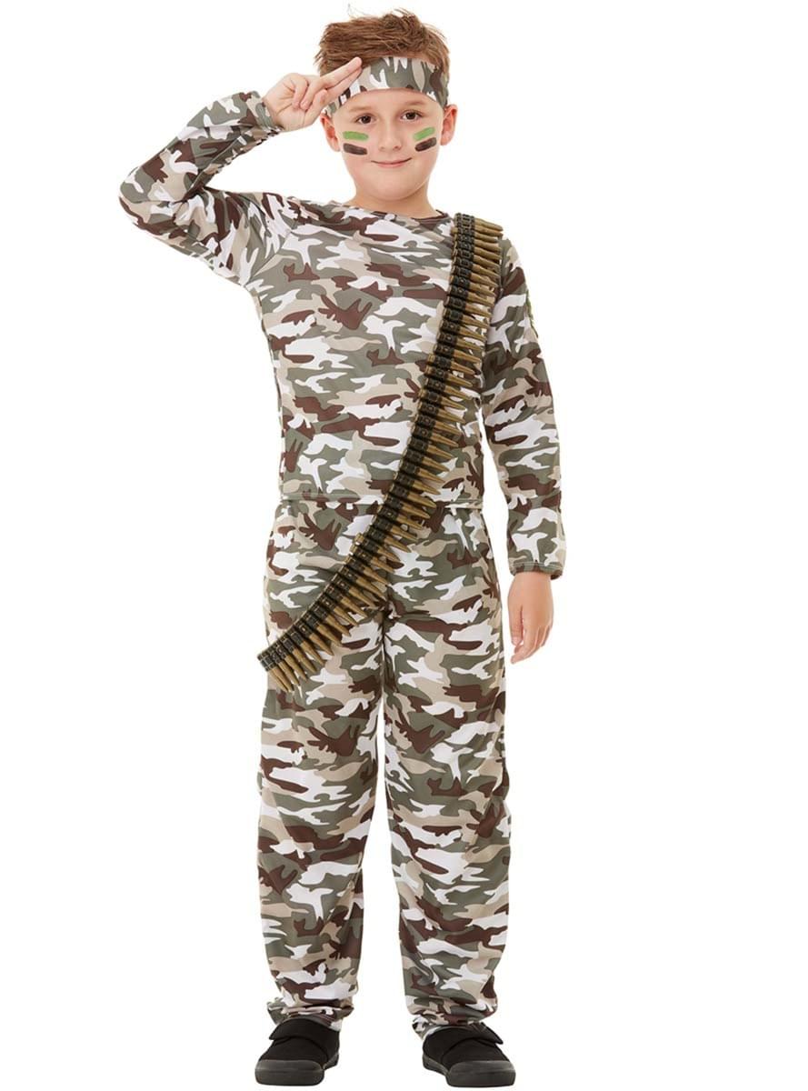 Soldier costume for kids. The coolest | Funidelia
