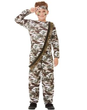 Vojaški kostum za otroke