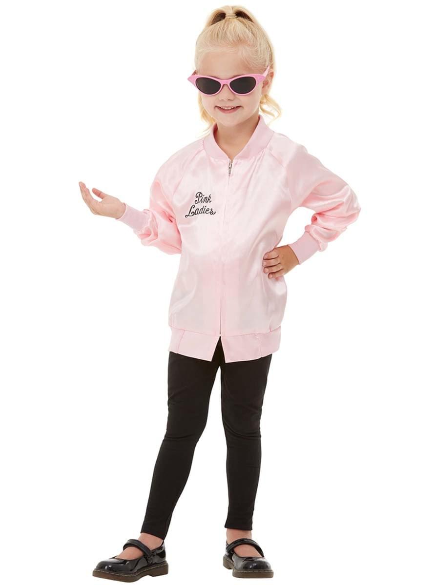 Pink Ladies jakke til piger - Grease kostume