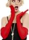 Guantes rojos largos