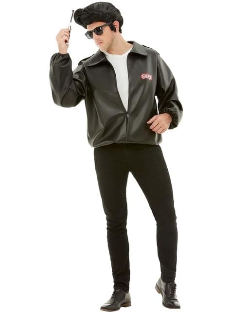 Grease - Danny Zuko Adult Costume  Grease t birds jacket, Mens halloween  costumes, Grease costumes