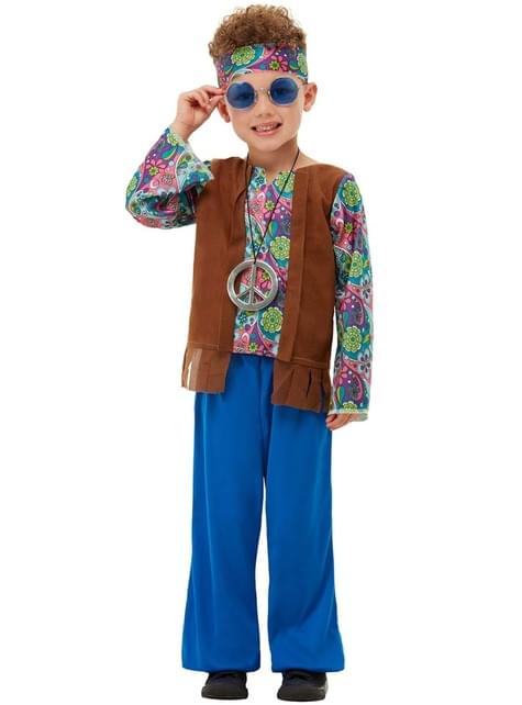 mostrador crisantemo Leia Disfraz de hippie para niño. Have Fun! | Funidelia