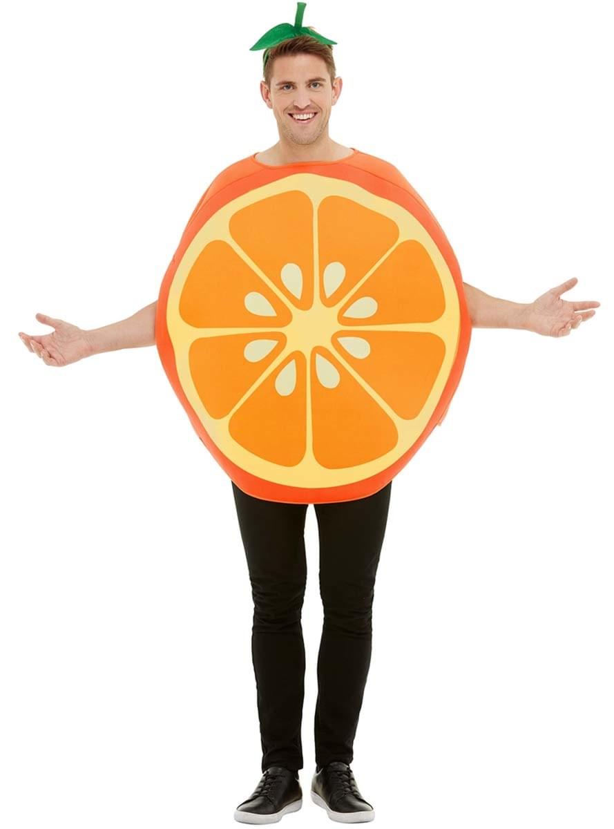 Appelsin kostume til voksne