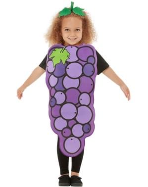 Fato de uva infantil