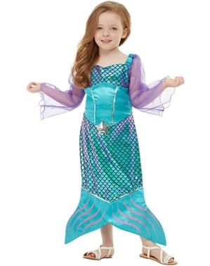 Costume Carnevale per Bambina - Vestito da Sirenetta (5-6 anni