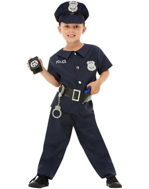 Fato de polícia para meninos
