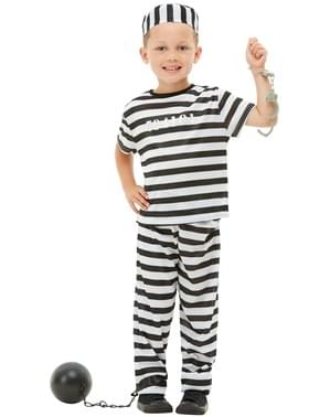 儿童服装的囚犯
