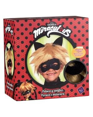 Parrucca da Chat Noir per bambino -  Miraculous - Le storie di Ladybug e Chat Noir