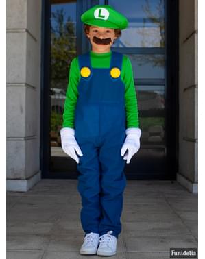Kostum super prestise Luigi untuk seorang anak