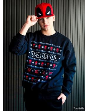 Deadpool strikket trøje med juletema